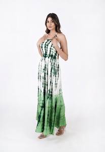 High Quality Modern Floral Printed Boho <b>Kaftan</b> <b>Women</b> Loose-fit Flowy Rayon Vibrant Tie-Dye Vacation Dress - Product Image 4