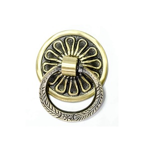 Aldaba de puerta de latón dorado para puerta principal aldaba de puerta decorativa - Product Image 2