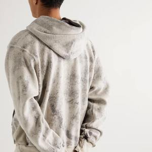 Sweat-shirt délavé à l'acide pour homme, style tendance, vêtements décontractés, marque privée, faible MOQ, sweats-shirts délavés à l'acide pour homme - Product Image 3