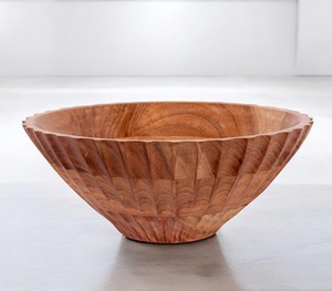 Cuenco de madera de la mejor calidad, cuenco decorativo para servir de diseño personalizado de lujo, decoración del hogar, artículos de cocina, cuenco para servir más vendido - Product Image 5