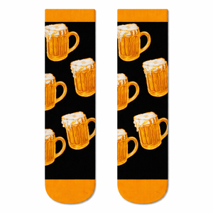 Chaussettes fantaisie de haute qualité avec motifs personnalisés, chaussettes en coton unisexes pour la vente au détail et la distribution en gros, prix d'usine bas - Product Image 3