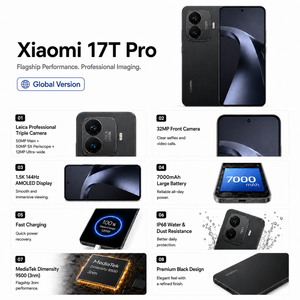 Xiaomi 17T Pro Versión Global 2026, Teléfono Inteligente 5G, Pantalla AMOLED 1.5K 144Hz, Cámara Leica, Dimensity 9500, Carga Rápida - Product Image 3
