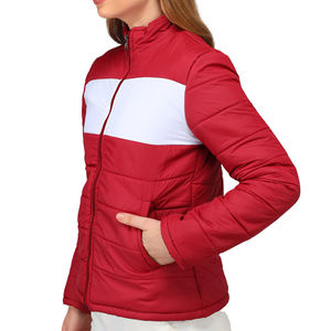 Nouveauté Veste matelassée en tissu pour femmes populaire vente en gros de veste matelassée respirante avec service OEM bon marché - Product Image 6