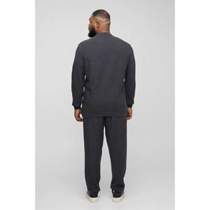 ชุดเซ็ตเสื้อฮู้ดดี้และกางเกงจ็อกเกอร์ผ้าฟลีซเนื้อนุ่ม 240 กรัม ผ้าฝ้าย 100% ทรงโอเวอร์ไซส์ สไตล์ลำลอง คุณภาพสูง แบบสั่งทำพิเศษ สำหรับผู้ชาย ชุด 2 ชิ้น - Product Image 5