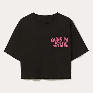 Ropa de calle, camisetas con estampado Puff, camisetas holgadas transpirables con logotipo personalizado, Camiseta holgada de algodón 100% con estampado de longitud media - Product Image 1