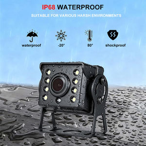 Enregistreur vidéo numérique (DVR) Premium pour camion, 5 canaux, avec caméra de recul 4 broches et moniteur de vision arrière 10,1 pouces pour bus, <span class=keywords><strong>camping</strong></span>-<span class=keywords><strong>car</strong></span>, voiture, moniteur TV - Product Image 6