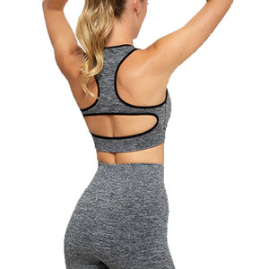 เสื้อชั้นในกีฬาแบบไร้ตะเข็บ ระบายอากาศได้ดี รองรับน้ำหนักได้ดี สำหรับผู้หญิง ไซส์ใหญ่ เหมาะสำหรับโยคะ ฟิตเนส และออกกำลังกาย - Product Image 5
