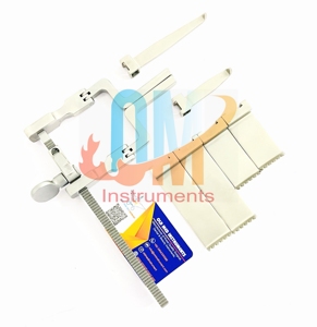 VENTE FLASH OldMed GERMAN McCulloch Micro Discectomy Lumbar Retractor 7 pièces Ensemble argenté Haute qualité Approuvé CE ISO Réutilisable - Product Image 5