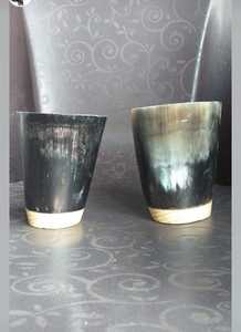 Horn Shot Glass, <b>6</b> oz, Black/Amber - Product Image 5