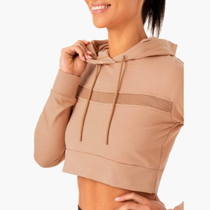 Sweat-shirts pour femmes à col montant, respirants, manteaux d'hiver, tissu polaire, vêtements pour femmes, sweat-shirt à épaules tombantes - Product Image 4
