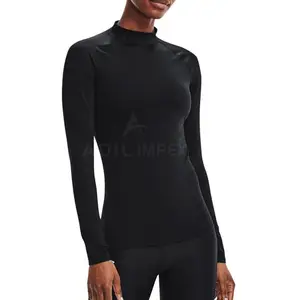 Top Selling Best Price Women Compression Shirts New Design Low Moq Women Compression Shirts