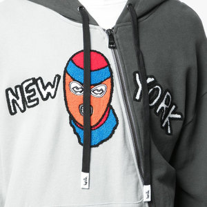 Sweat à capuche pour homme en coton épais 300 GSM brodé, doublure 100 % coton, manches longues, style streetwear - Product Image 6