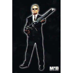 Tarjeta postal de hombres modernos en negro para decoración de pared - Product Image 1