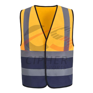 Chaleco de trabajo de seguridad sin mangas de último diseño, chaleco personalizado para exteriores, chaleco de trabajo de seguridad de malla para hombres - Product Image 1