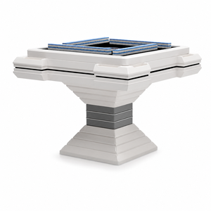 Table de Mahjong automatique de luxe américaine en bois avec accessoires électriques pour <span class=keywords><strong>casino</strong></span>, poker, 4 joueurs, design durable - Product Image 3
