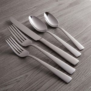 Polished <b>Silver</b> Cutlery <b>Set</b> for Elegant Meals Durable Stainless Steel Flatware for Homes Hotels Cafes for Coffee & <b>Tea</b> Hotels - Product Image 6