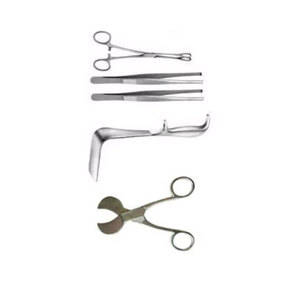 Instruments chirurgicaux gynécologiques, ensemble de césarienne, acier inoxydable allemand, chirurgie obstétricale manuelle, réutilisable, certifié CE - Product Image 5
