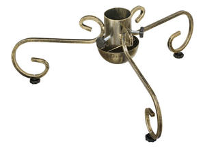 ขาตั้งต้นคริสต์มาสทำจากโลหะดีไซน์ล่าสุดแท่นวางต้นไม้ทันสมัยสำหรับต้นคริสต์มาสเคลือบสีเงิน - Product Image 3