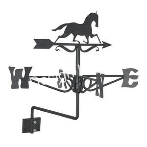 Angry Bull Garden Girouette décorative Fourniture en gros Stock prêt de girouettes métalliques montées à l'extérieur Super Sales - Product Image 3