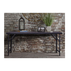 Muebles de Exterior Plegables de Diseño Moderno Aron, con Estructura de Madera y Hierro, Duraderos y Ligeros, para Comedor, Hotel, Sala de Estar y Dormitorio - Product Image 1