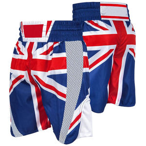 Pantalones cortos unisex retro Muay Thai para niños y adolescentes Kick Boxing MMA Kickboxing Fighting Trunks BJJ Sports Short Martial Arts Wear - Product Image 6