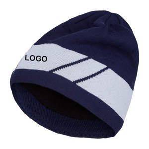 Créez votre propre bonnet d'hiver chaud, bonnet tricoté personnalisé, casquettes avec logo personnalisé, bonnets jacquard pour hommes et femmes, doux - Product Image 3