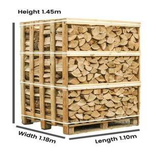 Oferta Especial: Bolsas para Leña DK 800 - Leña Seca Mixta de Horno, Bolsa de 40L, Aprox. 16 kg, Bolsa de Malla Leno, Modelo 2626 - Product Image 1