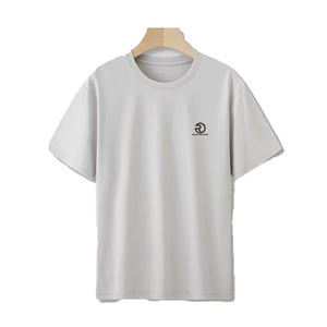 T-shirt vierge de haute qualité 100% coton avec logo personnalisé T-shirt unisexe respirant surdimensionné - Product Image 6