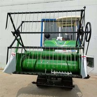 Petite moissonneuse-batteuse à chenilles à alimentation complète pour le riz en Asie du Sud-Est