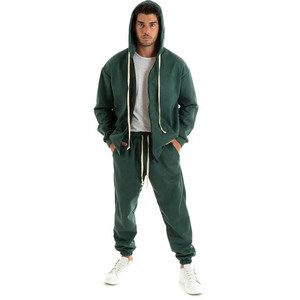 Personalizado de los hombres XL cremallera chaqueta rayas pantalones de chándal conjunto de ropa deportiva al por mayor de invierno Jogging Sweatsuit Skinny Fit marca fabricante - Product Image 2