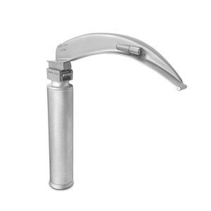 Ensemble de laryngoscopes professionnels en acier inoxydable durable, manuels, chirurgicaux ORL, réutilisables, avec lames à fibres optiques LED MOL - Product Image 2
