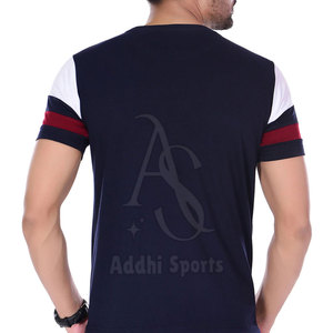 Nueva llegada Addhi deportes 100% algodón camiseta de los hombres por encargo diseño único secado rápido tamaño personalizable ajuste regular alto - Product Image 3