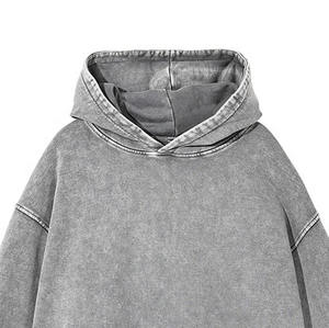 La migliore vendita di felpa con cappuccio da uomo in colori personalizzati manica lunga <span class=keywords><strong>abbigliamento</strong></span> invernale in tessuto ODM stampa Logo personalizzato formato 6XL - Product Image 3