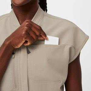 Conjuntos de Enfermería de moda transpirable de alta calidad para mujer, Pantalones rectos, uniformes hospitalarios altos, bonitos uniformes de enfermería Sexy - Product Image 2