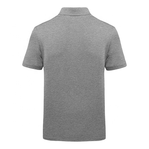 Chemises polo grande taille pour hommes Polo vierge avec logo personnalisé Chemise de golf en polyester respirant et à sublimation d'élasthanne - Product Image 3