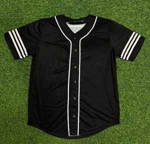 Customizable Baseball Uniform with Breathable Plus Size Sets Featuring Team Name Logo on Front - Product Image 1