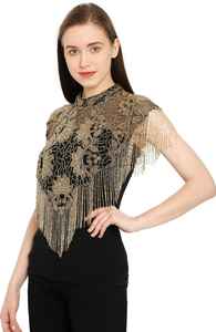 ชุดเดรสประดับด้วยไข่มุกประดับด้วยลูกปัดเลื่อมทรงตรงสำหรับงานเทศกาลที่สง่างาม - Product Image 3