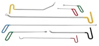 Kit complet de réparation de bosses sans peinture pour carrosserie automobile, outils en acier inoxydable 420, pour véhicules Porsche, ensemble de 8 pièces avec sac de transport, garantie 6 mois