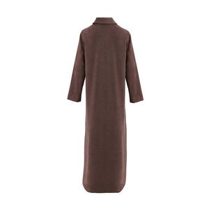 Parka d'hiver longue pour femme en fourrure de vison avec col brodé amovible et respirant - Product Image 3