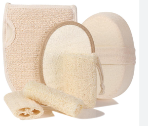 Natural Loofah <b>Sponge</b> for Gentle Exfoliation, Eco-Friendly Bath and <b>Shower</b> Scrubber for Smooth, Radiant Skin - Product Image 6