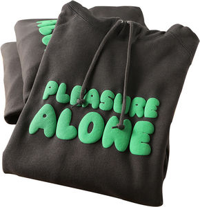 Sweat à capuche imprimé bouffant respirant de haute qualité sweat à capuche imprimé bouffant en coton éponge français surdimensionné pour hommes à manches longues - Product Image 2