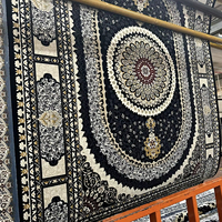 Nouveau tapis carré de qualité supérieure, motif Paisley moderne, résistant, pour adolescents, confortable pour la maison, en polyester tissé, poils de 7 mm
