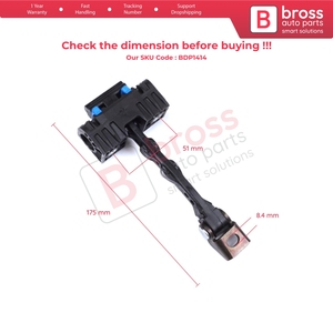 ชุดสายรัดจำกัดการเปิดประตูหน้า BDP1414 สำหรับ Jetta MK6 A6 5C6 1B 162 163 AV3 AV2 2010-2018 5C6837249 - Product Image 5
