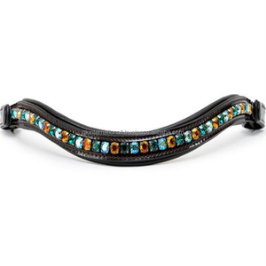 Acolchado blando de vaca de alta calidad, cristales elegantes cosidos fuertes, Diamante decorativo, canal vacío, banda para cejas de caballo de cuero - Product Image 4