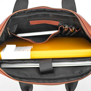 Sac à main professionnel en cuir écologique, léger et durable, avec pochettes, pour ordinateur portable – Vente directe usine - Product Image 4