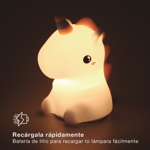 Lampada LED Unicorno per Bambini 1W RGB Ricaricabile (GSC 202800013) - Product Image 6