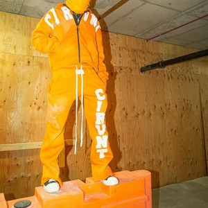 Apliques parches bordados Jogger chándales personalizado lavado ácido sol desteñido acampanado chándal conjunto Zip Up Sudadera con capucha y pantalones de chándal hombres - Product Image 2