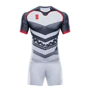 Vêtements de rugby personnalisés, uniformes d'équipe sportive, maillots de rugby à sublimation, maillots de rugby respirants de grande taille pour hommes - Product Image 1