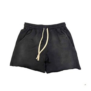 Nueva Llegada: Shorts de Algodón con Bajo Deshilachado para Mujer, Estilo Urbano, al por Mayor, con Salpicaduras de Pintura Personalizadas, Lisos, de Secado Rápido y Transpirables - Product Image 1
