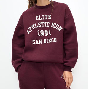 Survêtements de sport personnalisés pour femmes Survêtement d'hiver en coton OEM Logo personnalisé Ensembles de style d'entraînement Vêtements de sport Survêtement pour femmes - Product Image 4